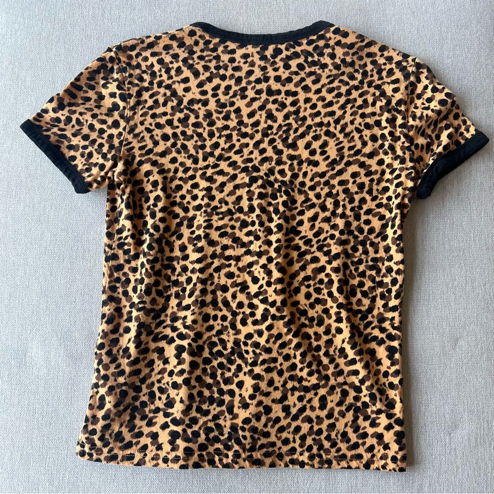 & Other Stories Leopard Ringer Tee - Picture 5 of 6